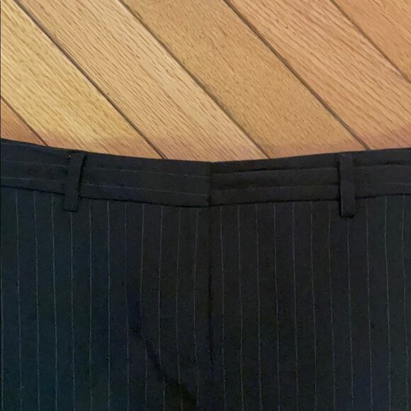 Theory wool striped skirt black size 10 - Picture 5 of 7